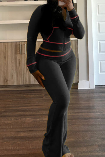 White & Black Two-Piece Hoodie Set (Runs Small)
