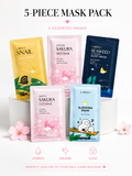 Venes Glow Ritual | 5-Piece Assorted Mask Set