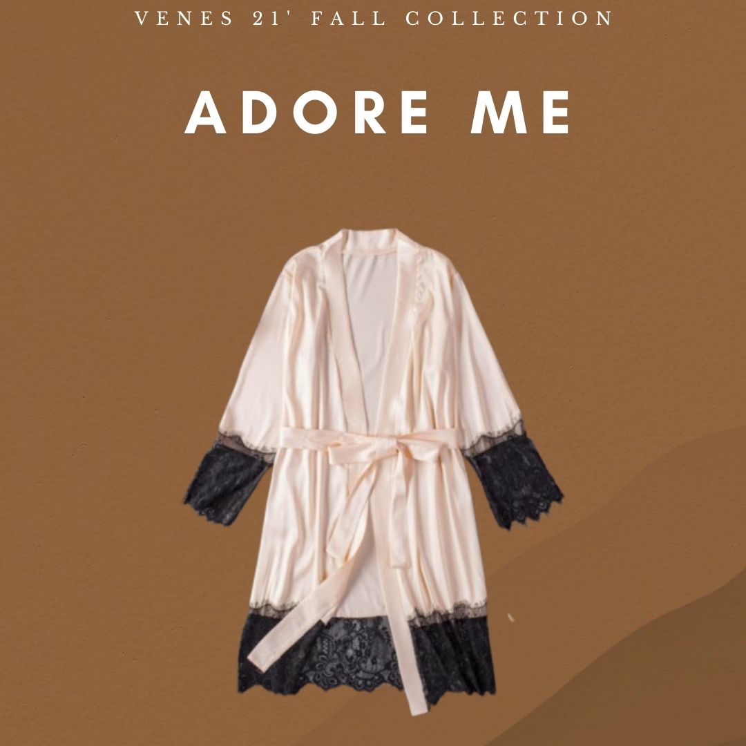 "Adore Me" Satin Robe freeshipping - Venes Intimates